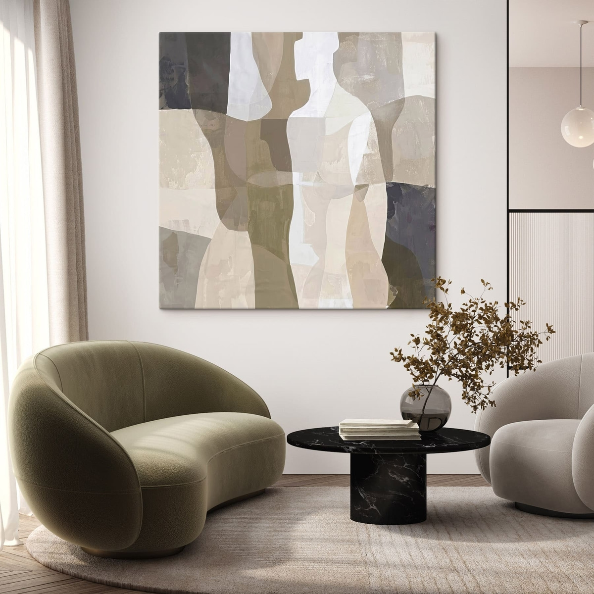 Silhueta abstrata — interior 1