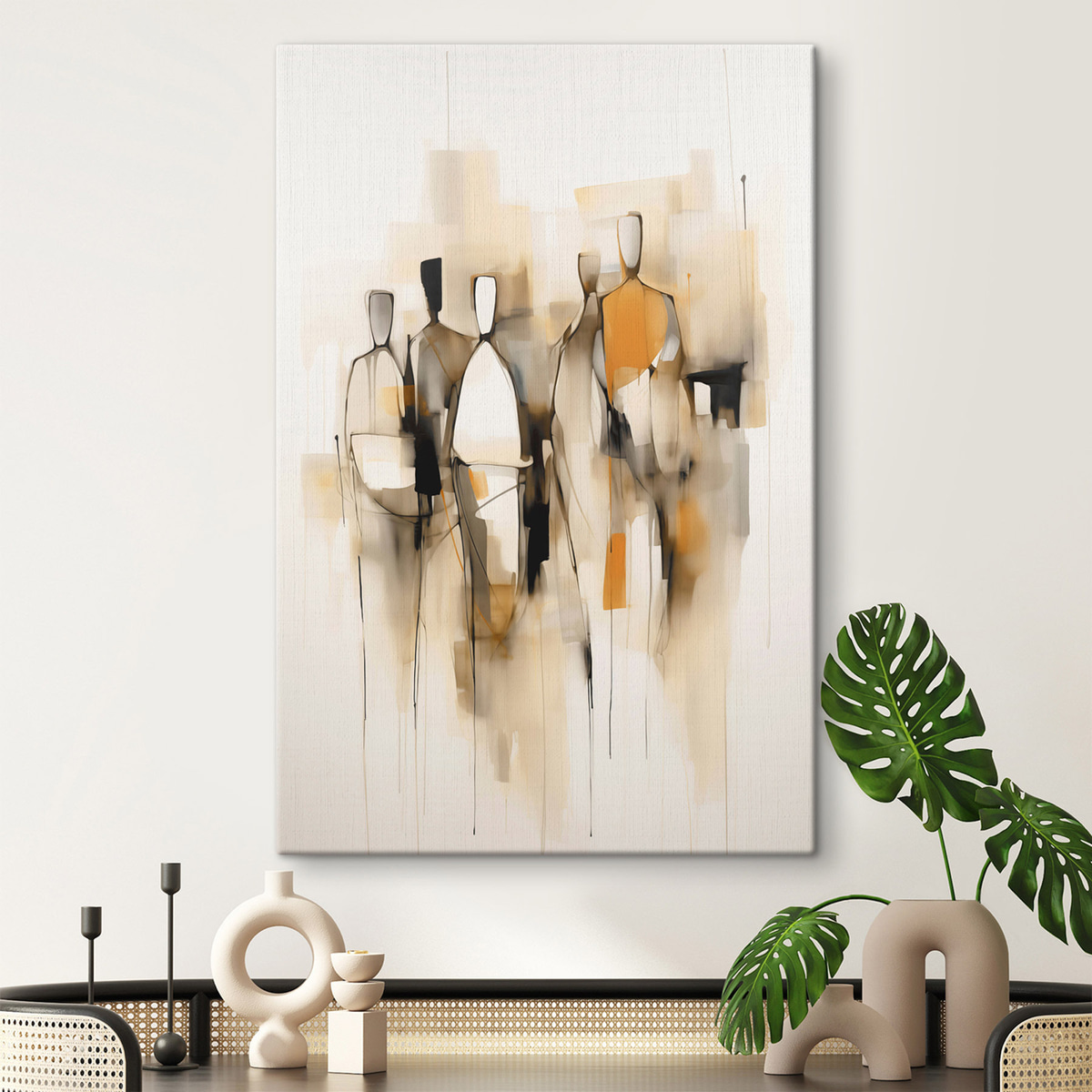 Silhuetas abstratas — interior 3