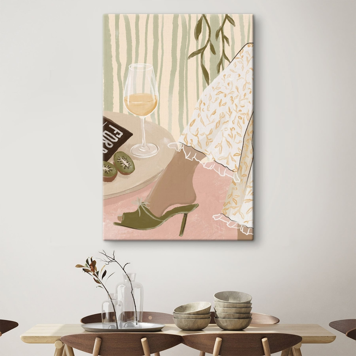 Vinho e kiwi — interior 3
