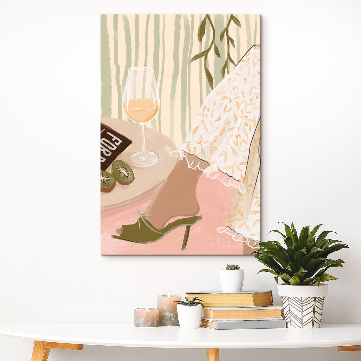 Vinho e kiwi — interior 2
