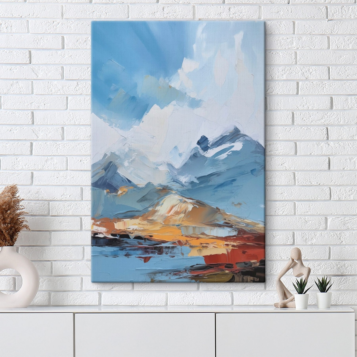 Montanhas em pintura — interior 1