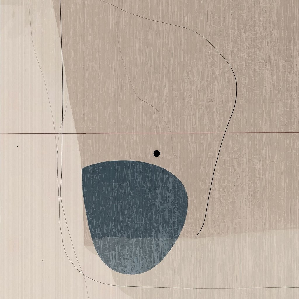 Composição abstrata minimalista — design completo