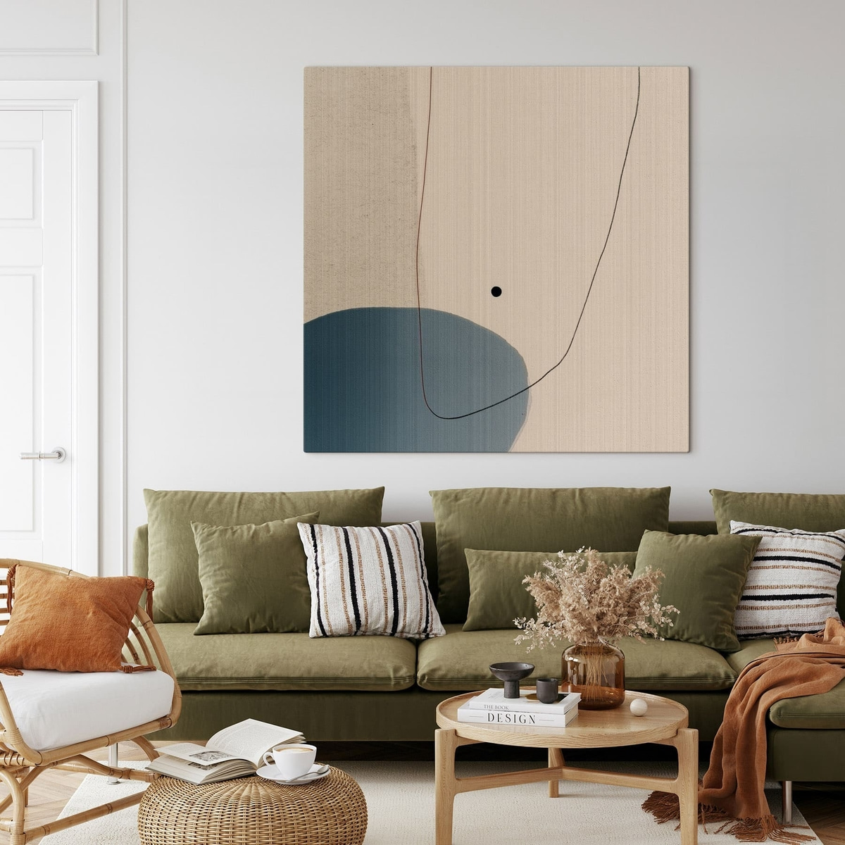 Composição abstrata minimalista — interior 2
