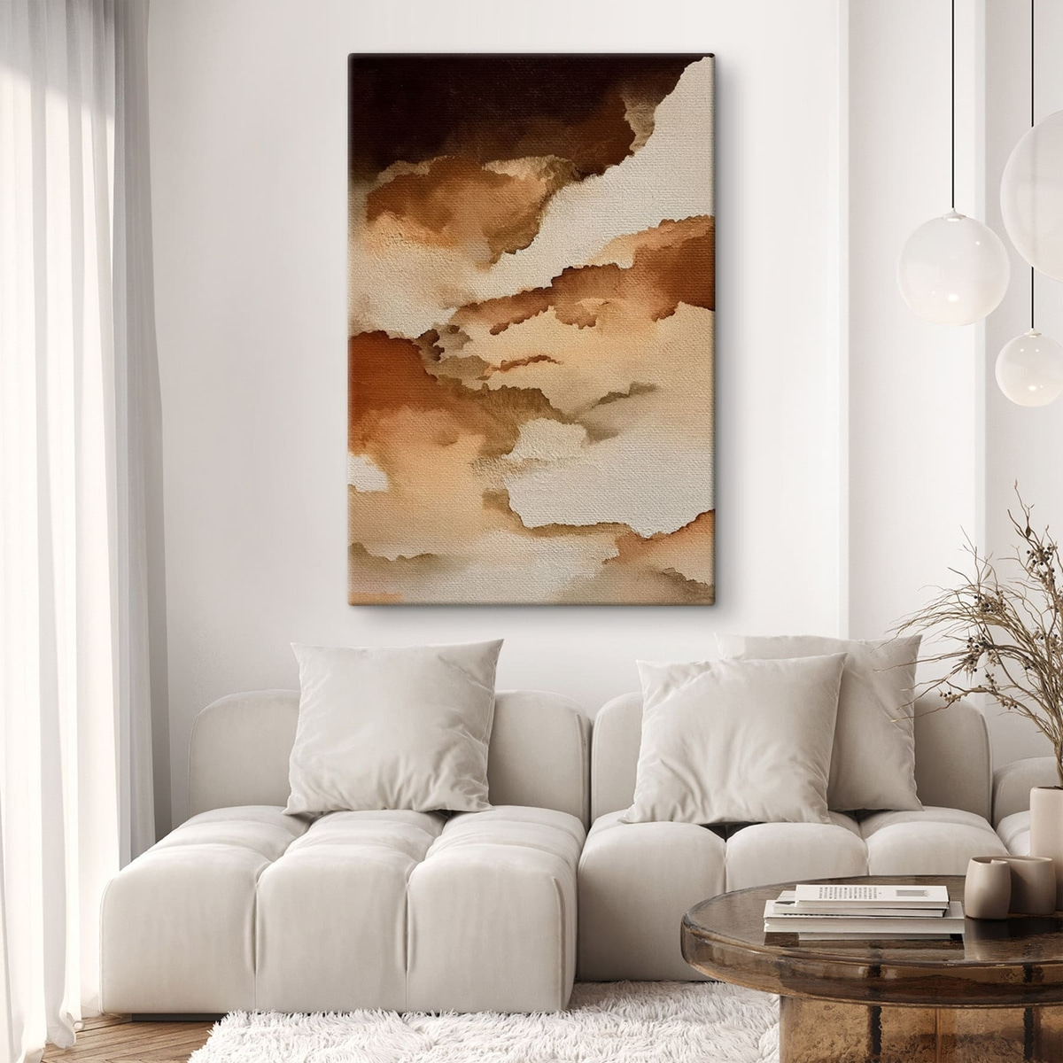 Aguarela abstrata em camadas — interior 2