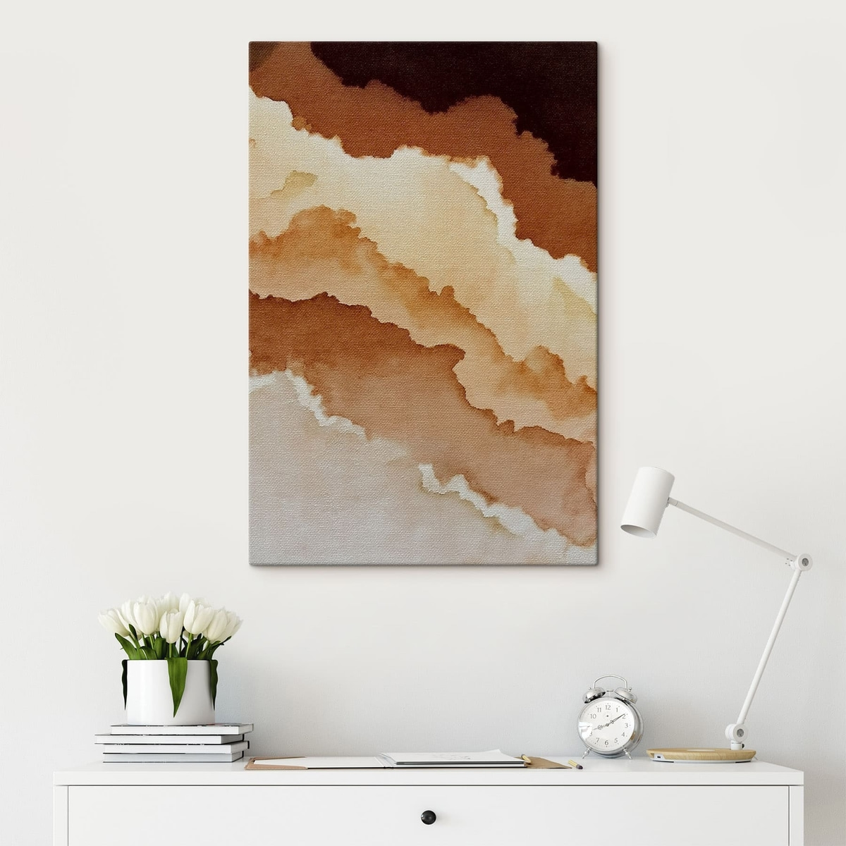 Aguarela abstrata em camadas — interior 2