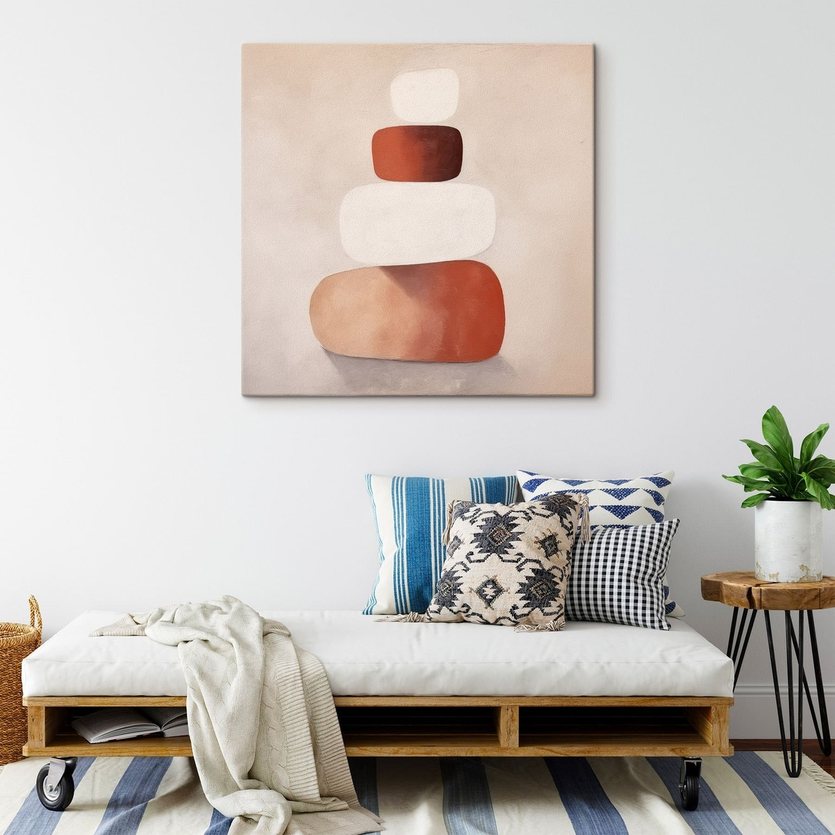 Formas empilhadas minimalistas — interior 2