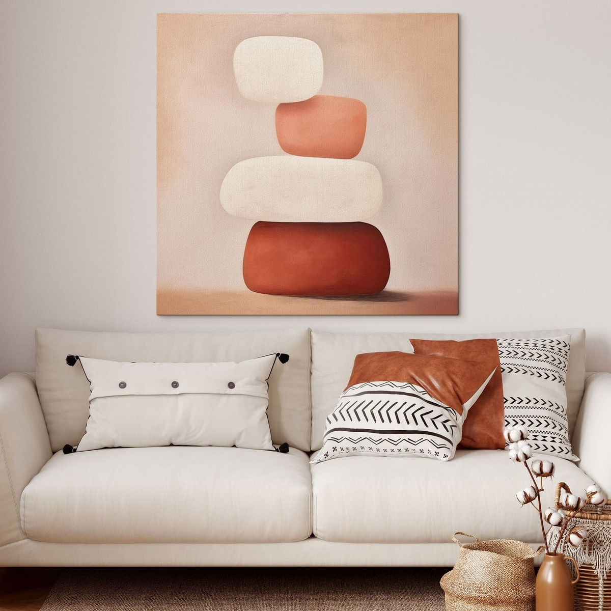 Formas empilhadas minimalistas — interior 2