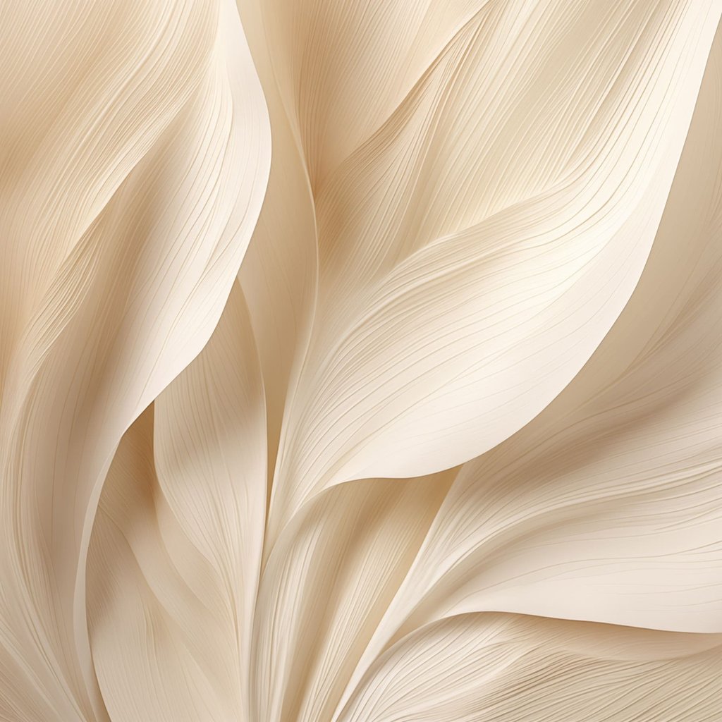 Linhas bege fluidas — design completo