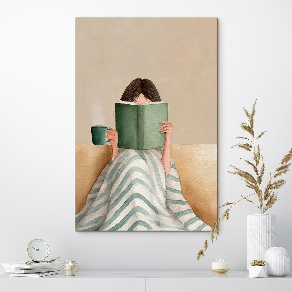Mulher a ler — interior 2