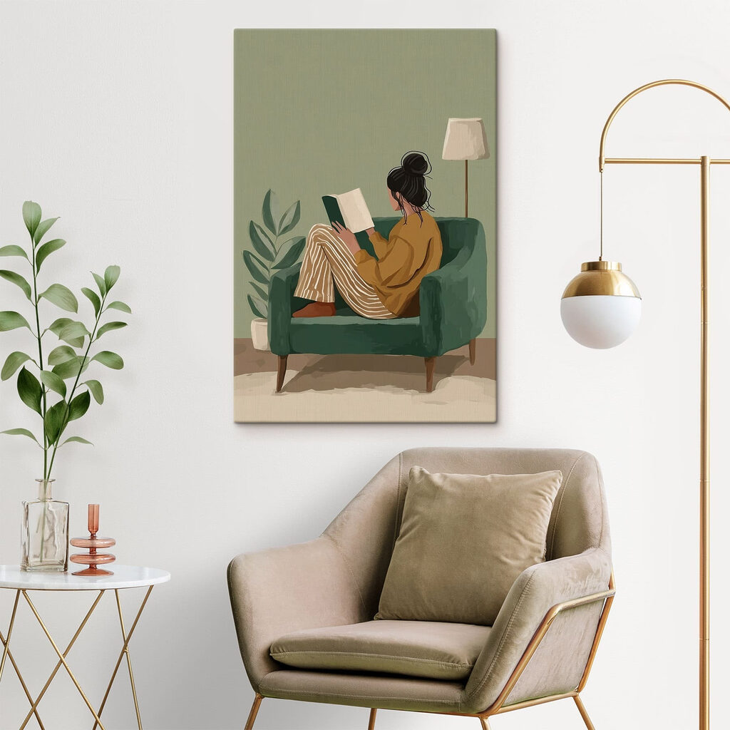Leitura em verde — interior 2