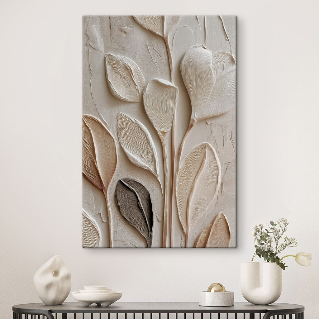 Folhas em camadas suaves — interior 1