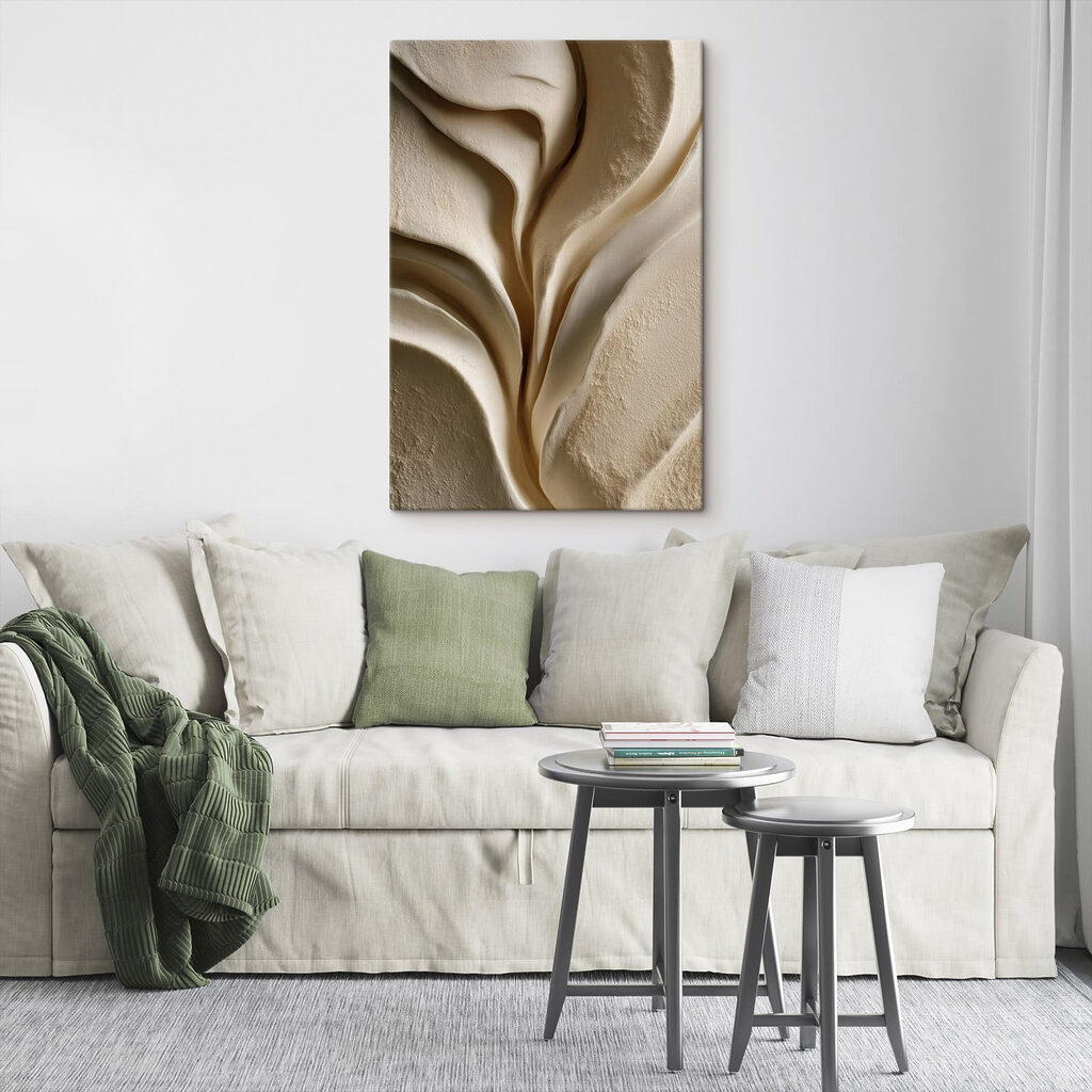 Folhas longas em sombra — interior 1