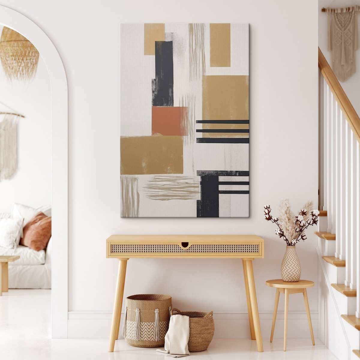 Abstração moderna envelhecida — interior 1