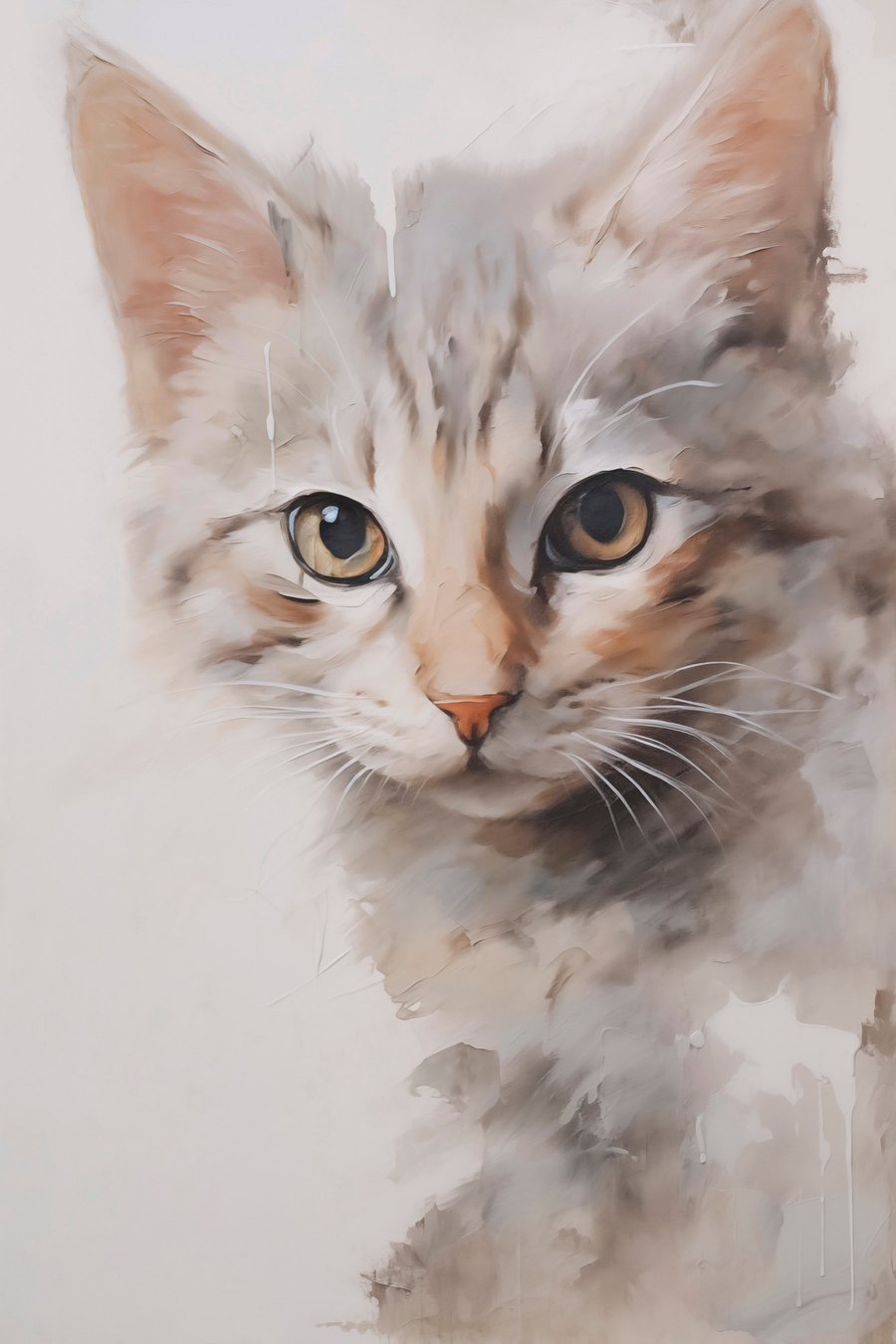 Gato pintado — design completo