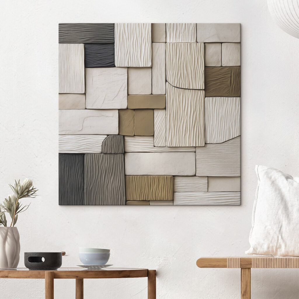Blocos quadrados com estrias — interior 2
