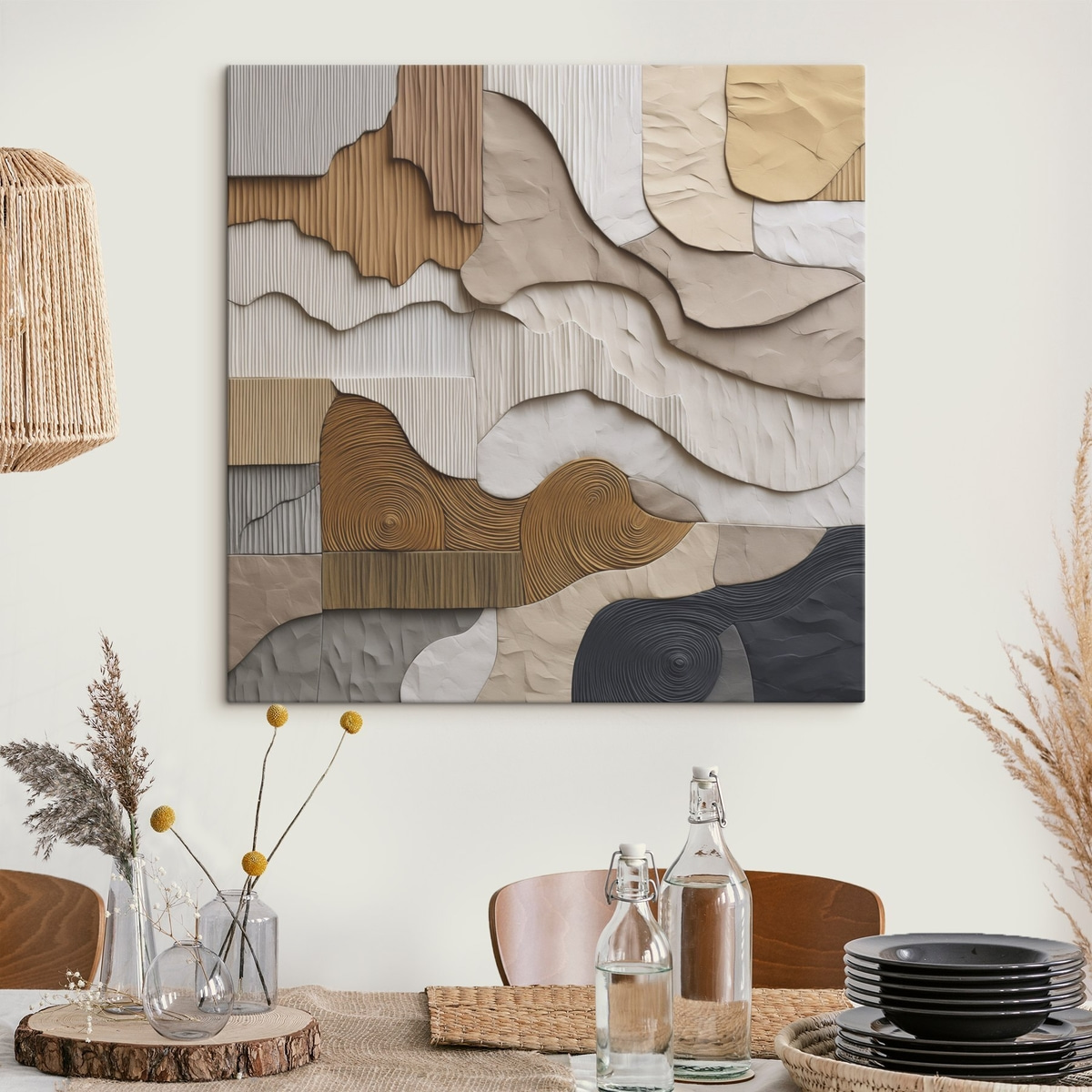 Composição abstrata — interior 1