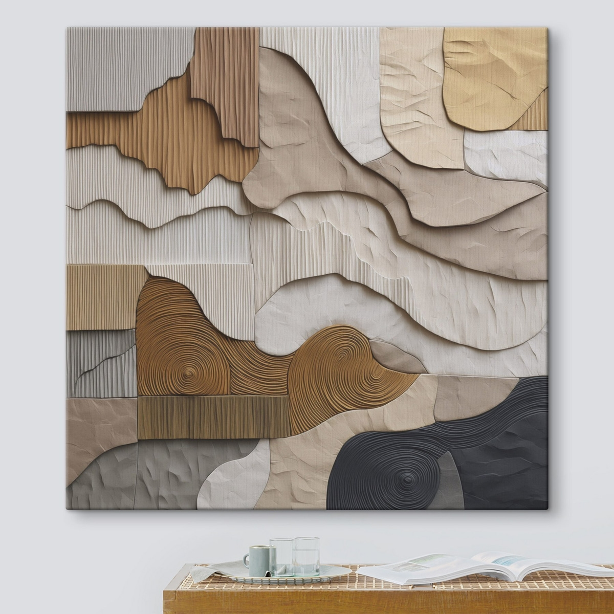 Composição abstrata — interior 2