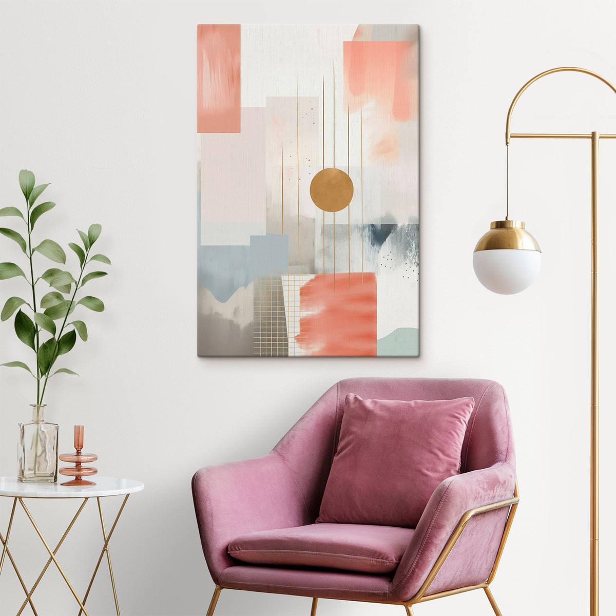 Abstração contemporânea — interior 1