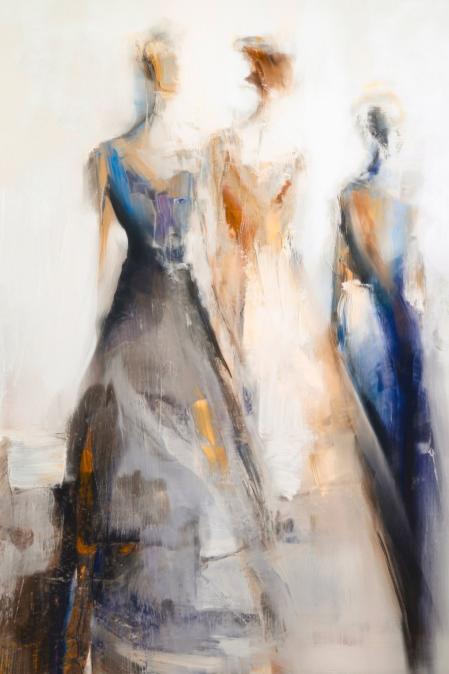 Silhuetas femininas abstratas — design completo