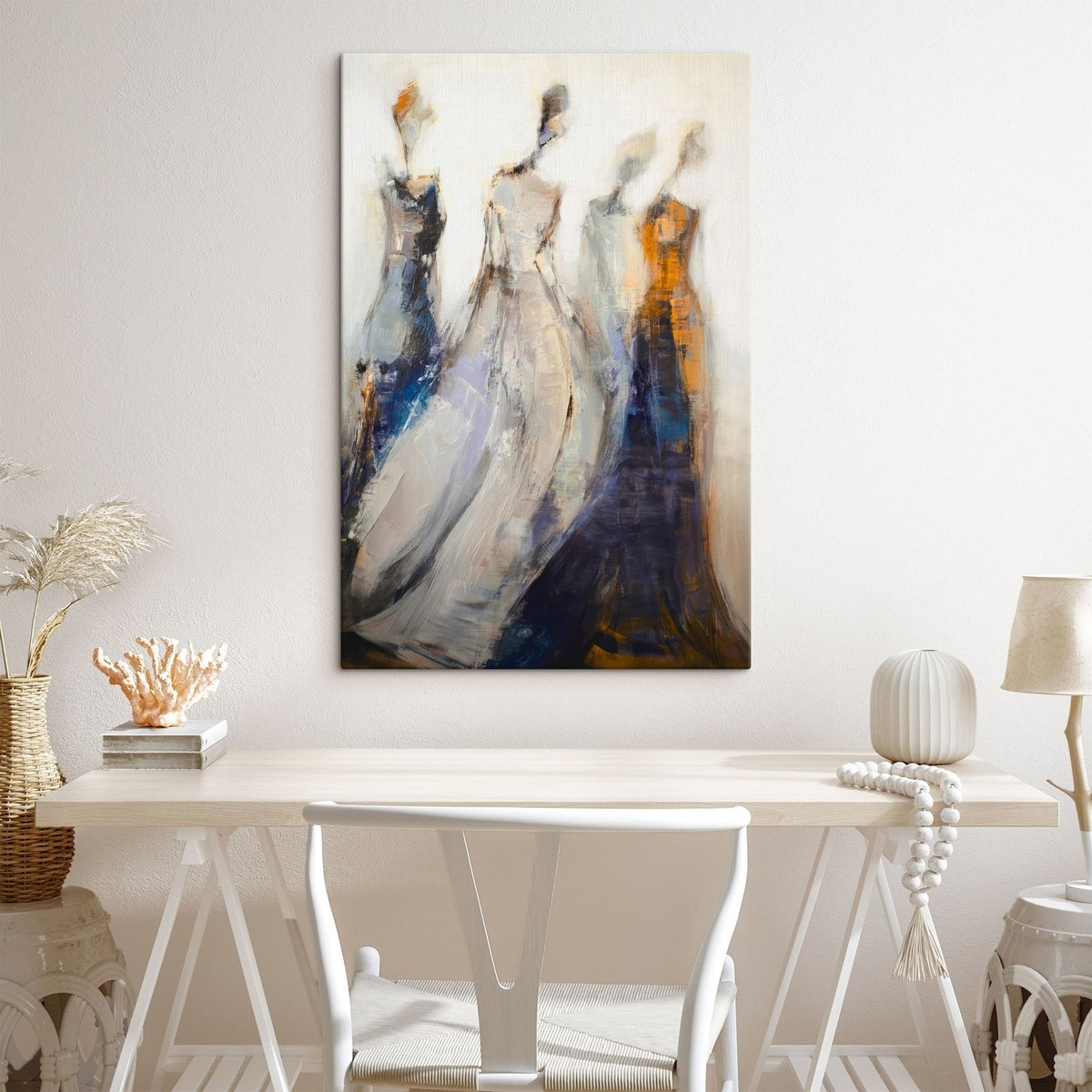 Silhuetas femininas abstratas — interior 3