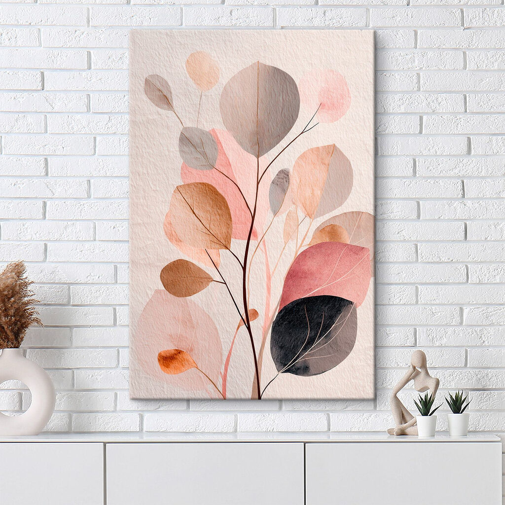Folhas redondas em pastel — interior 3