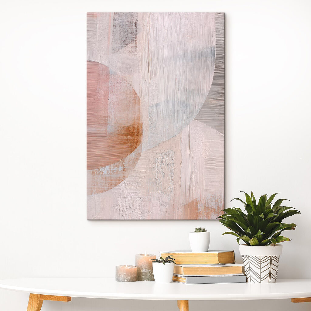 Círculos pastel em camadas — interior 3