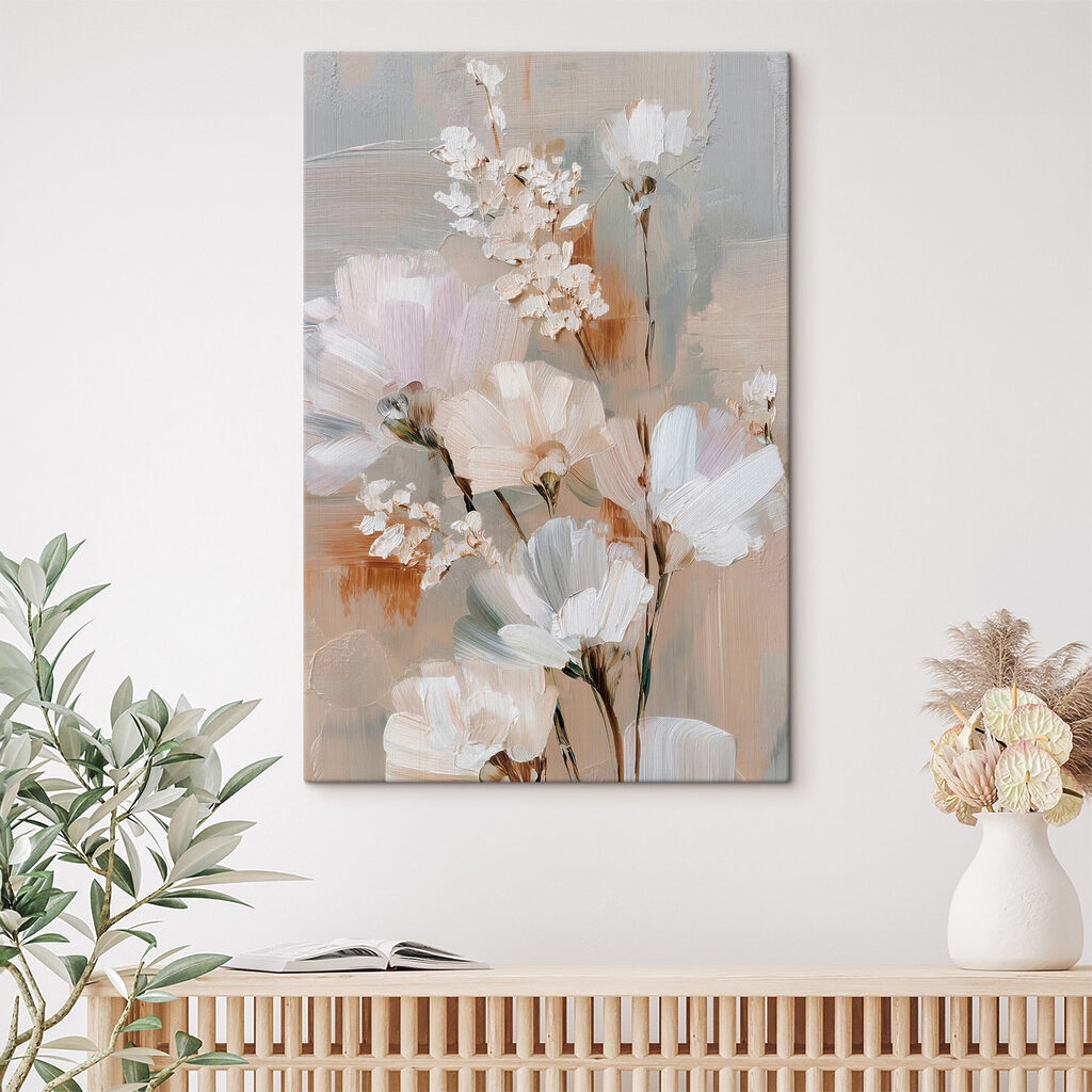 Flores pastel em hastes — interior 3