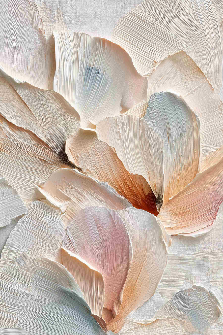 Pétalas pastel suaves — design completo
