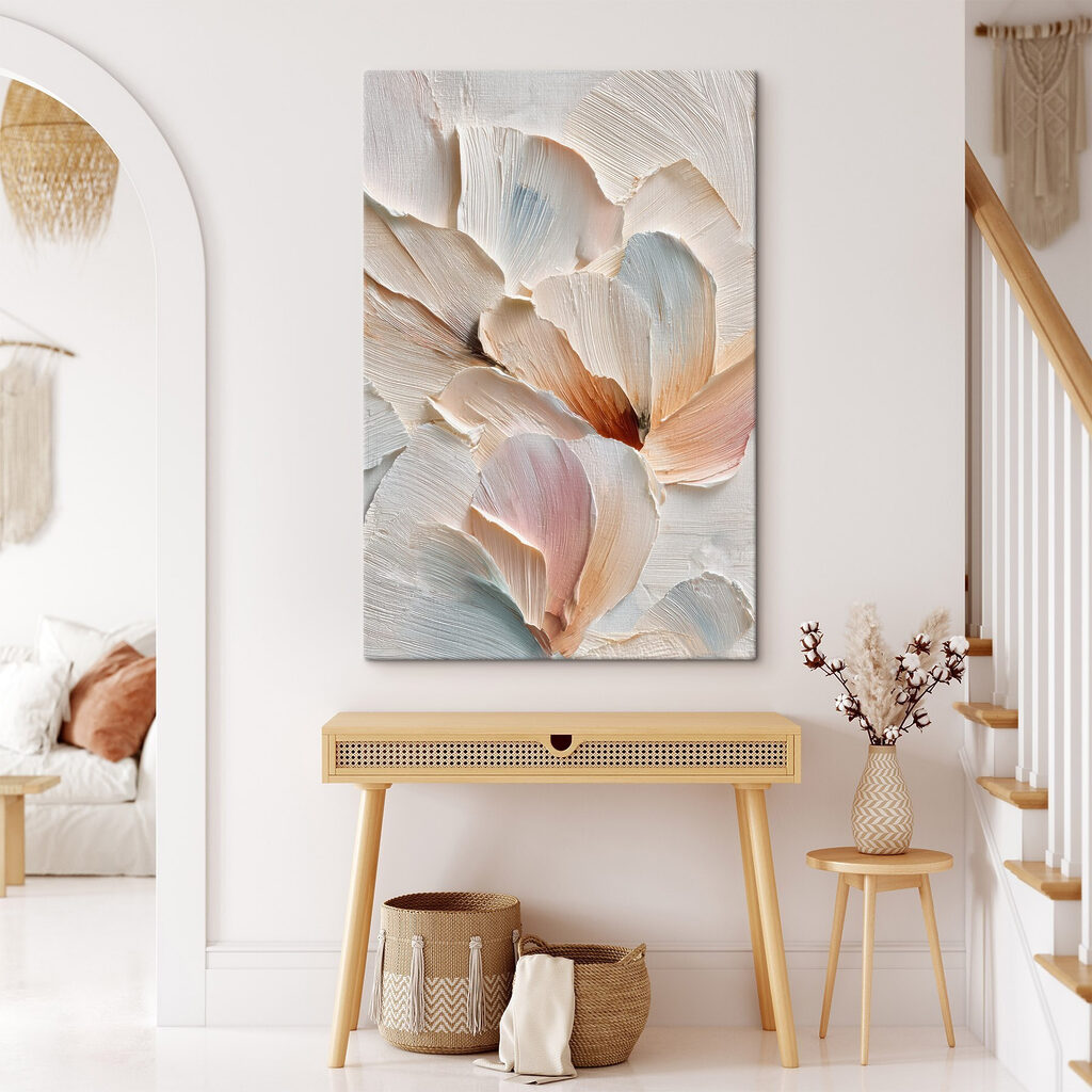 Pétalas pastel suaves — interior 2