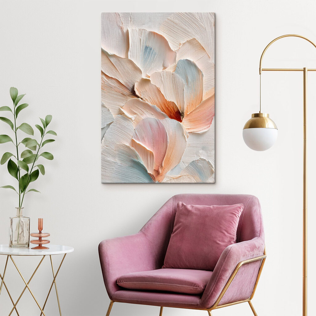 Pétalas pastel suaves — interior 3