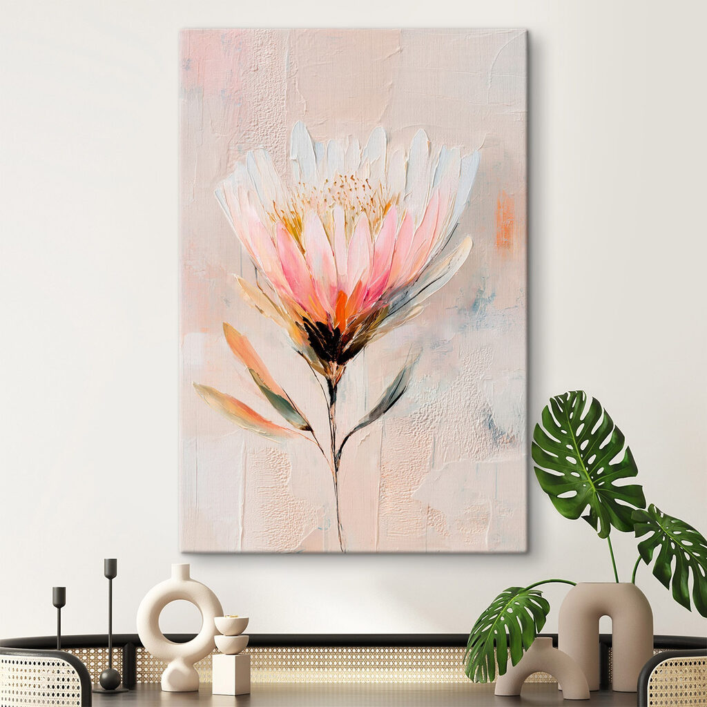 Flor cor-de-rosa sobre sombra — interior 1