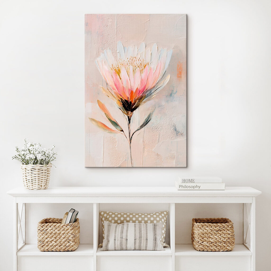 Flor cor-de-rosa sobre sombra — interior 2