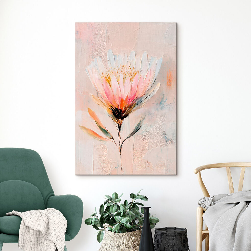 Flor cor-de-rosa sobre sombra — interior 3
