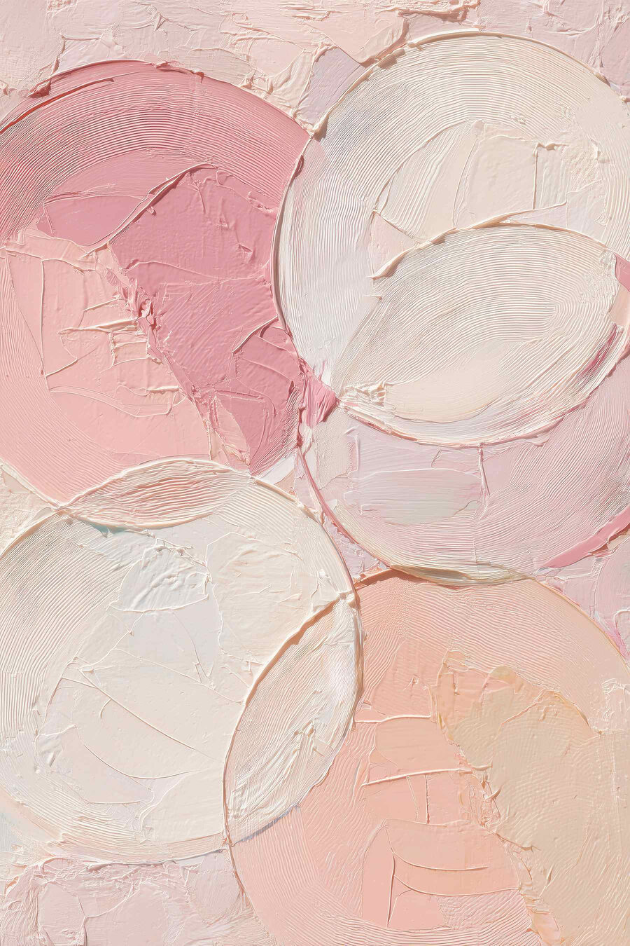 Círculos cor-de-rosa — design completo