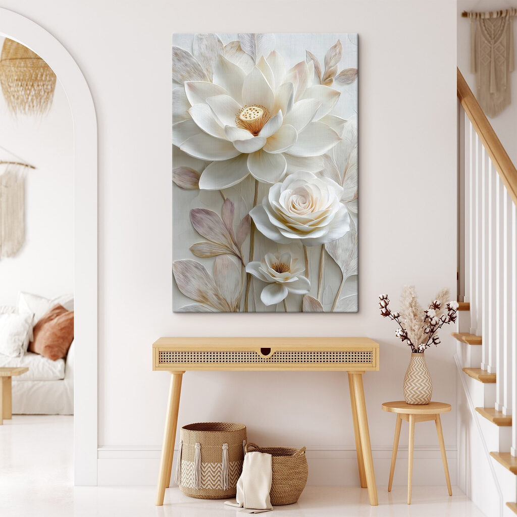 Lótus e rosa creme — interior 2