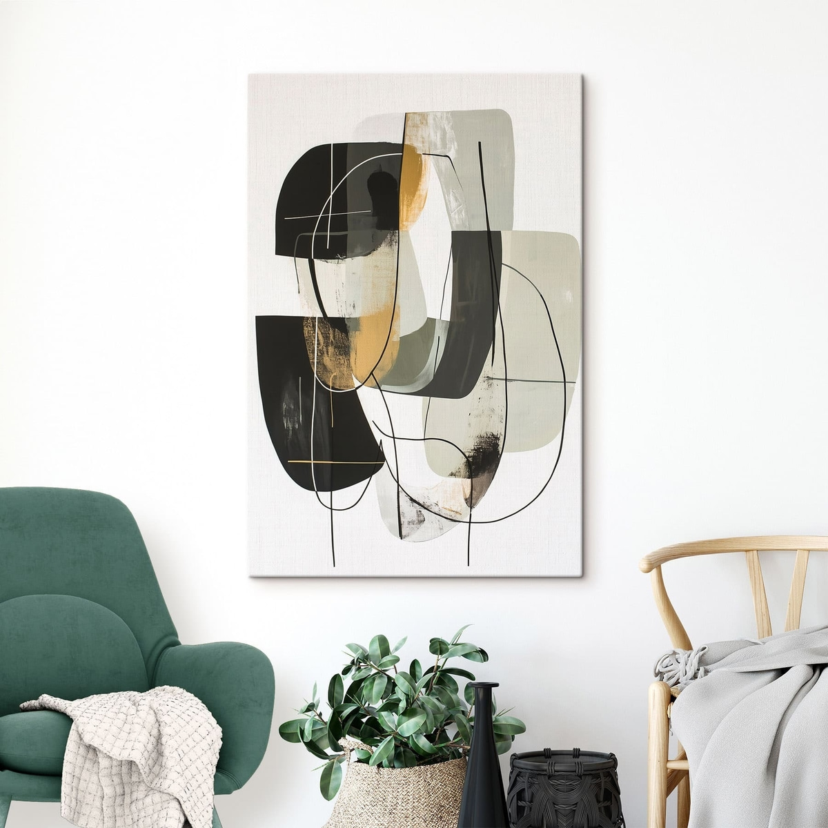 Abstração contemporânea — interior 3