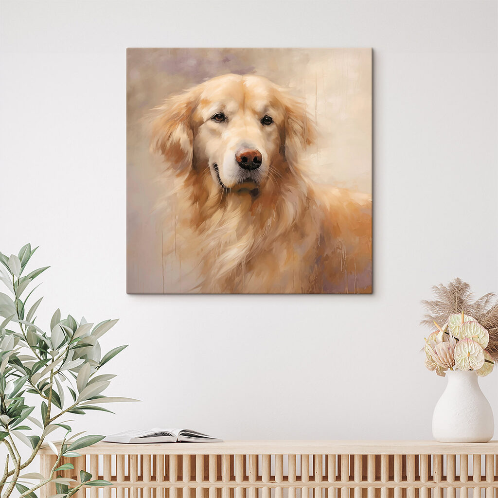 Cão golden retriever — interior 3