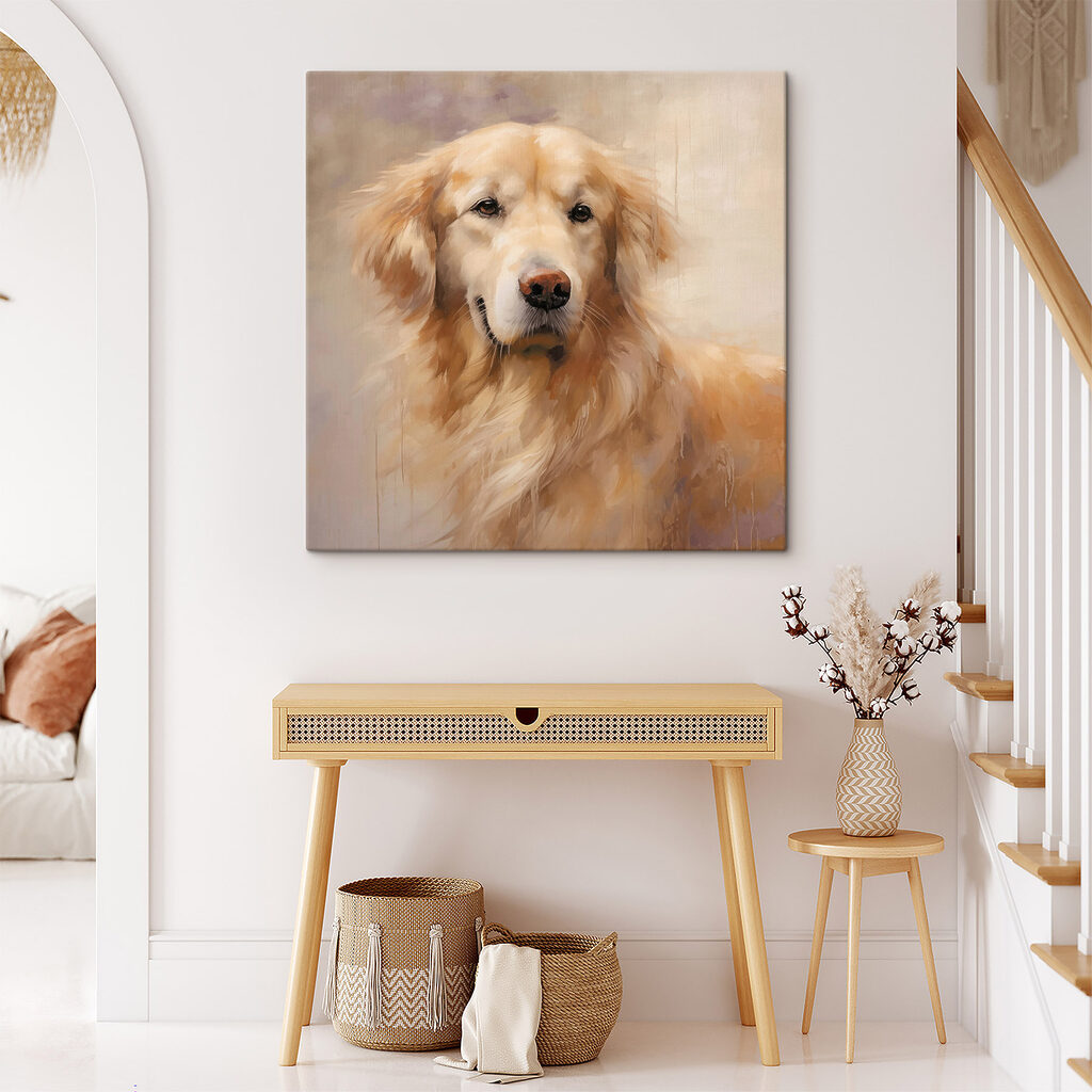 Cão golden retriever — interior 1