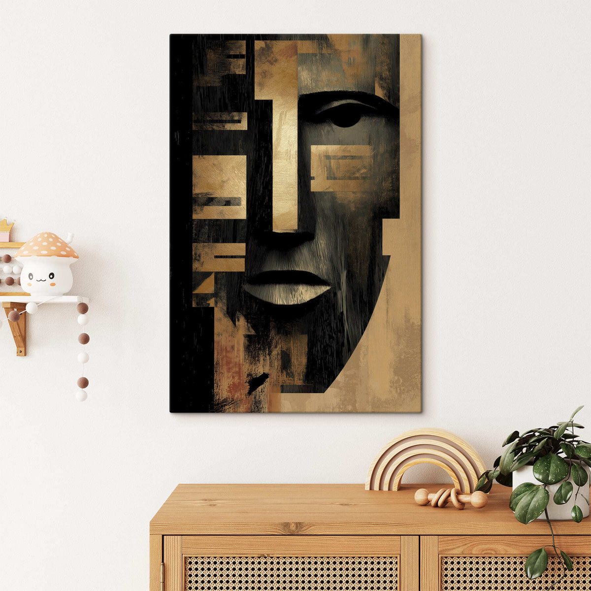 Rosto abstrato — interior 2