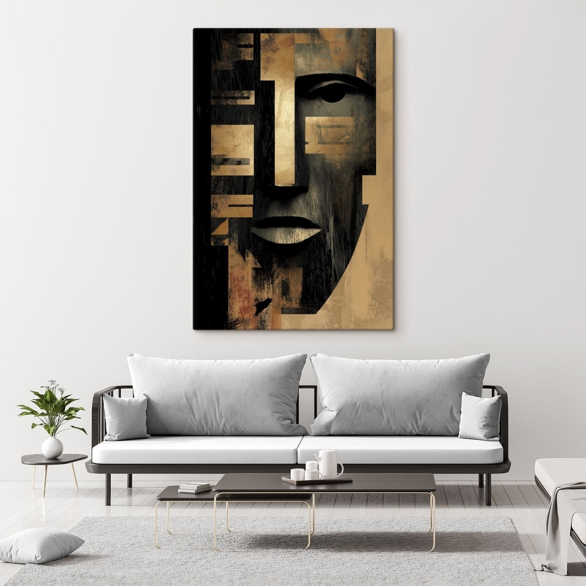 Rosto abstrato — interior 1