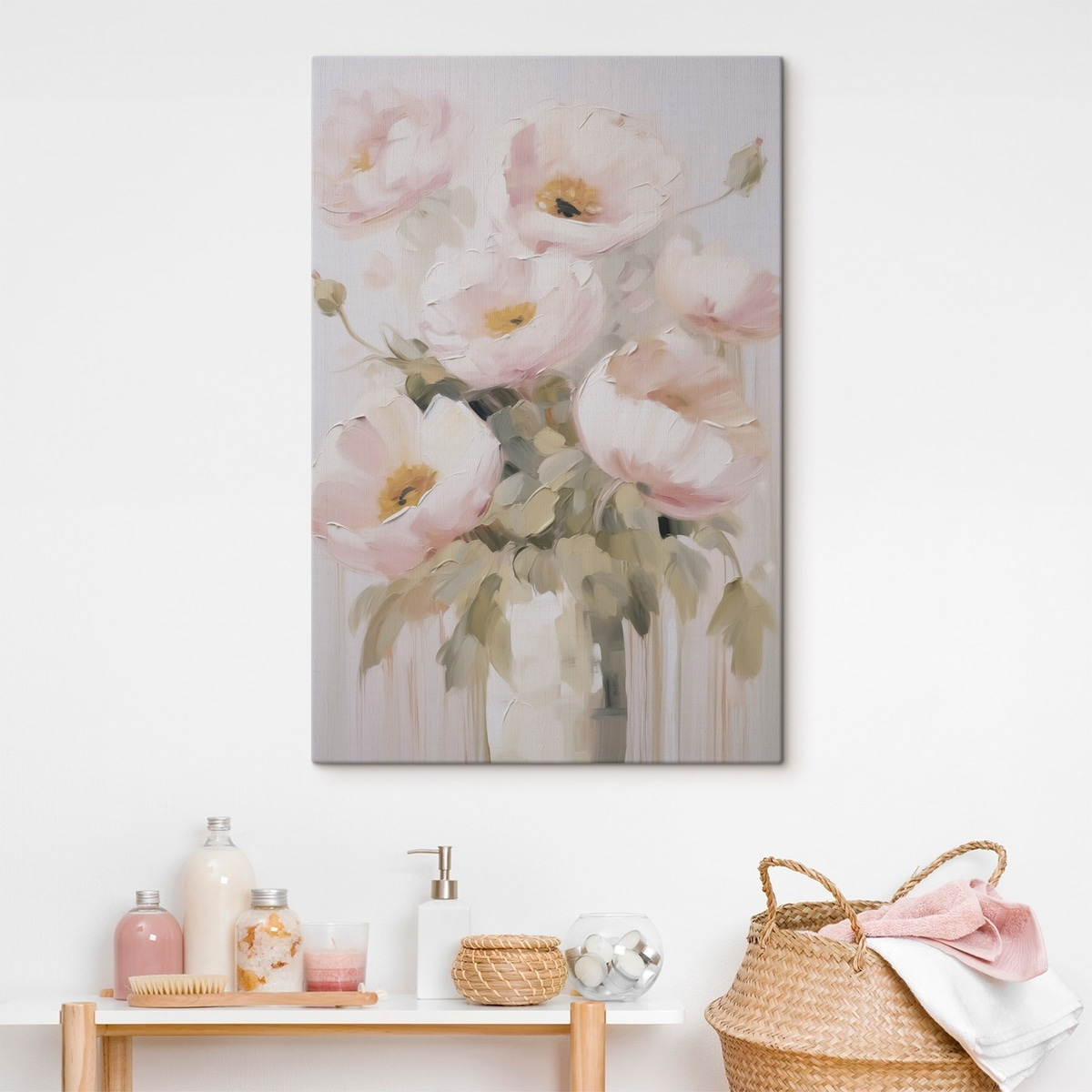 Flores abstratas num vaso — interior 1