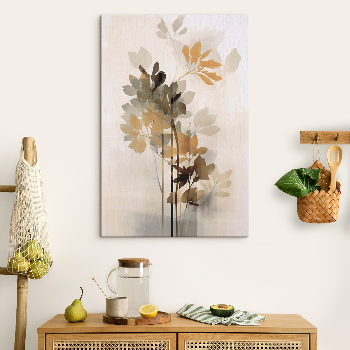 Plantas em destaque num interior
