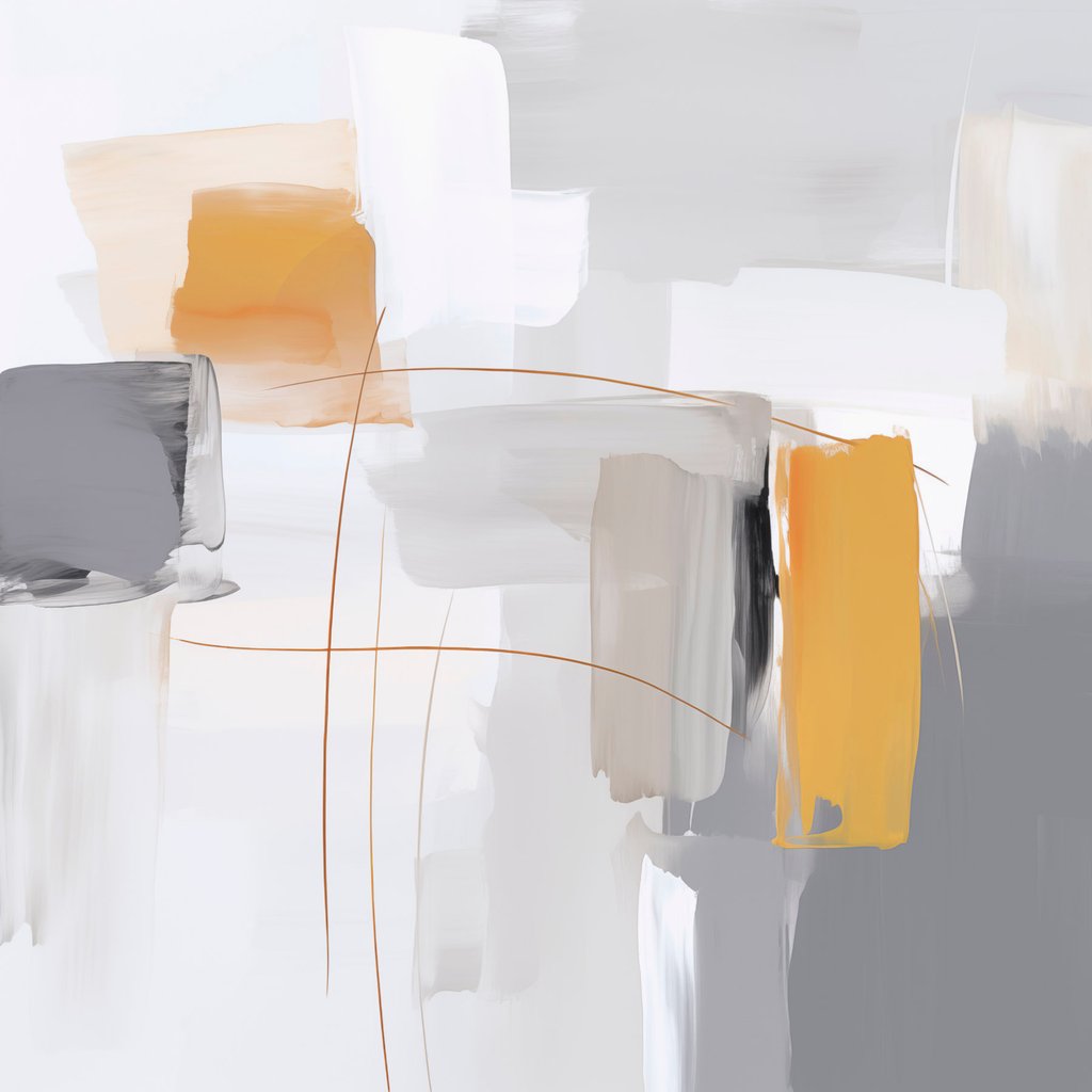 Pintura abstrata — design completo