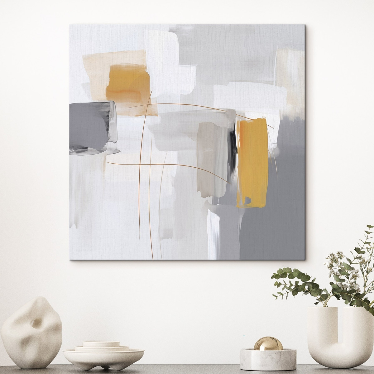 Pintura abstrata — interior 1