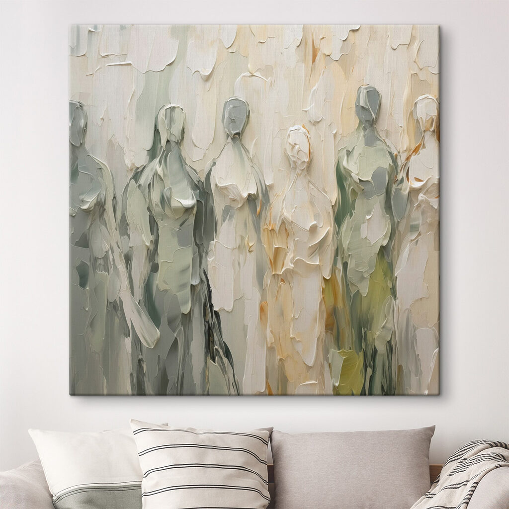 Figuras em verde — interior 1