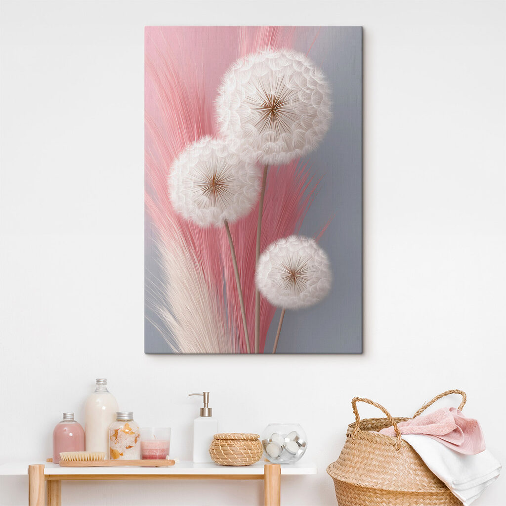 Flores fofas em rosa — interior 1
