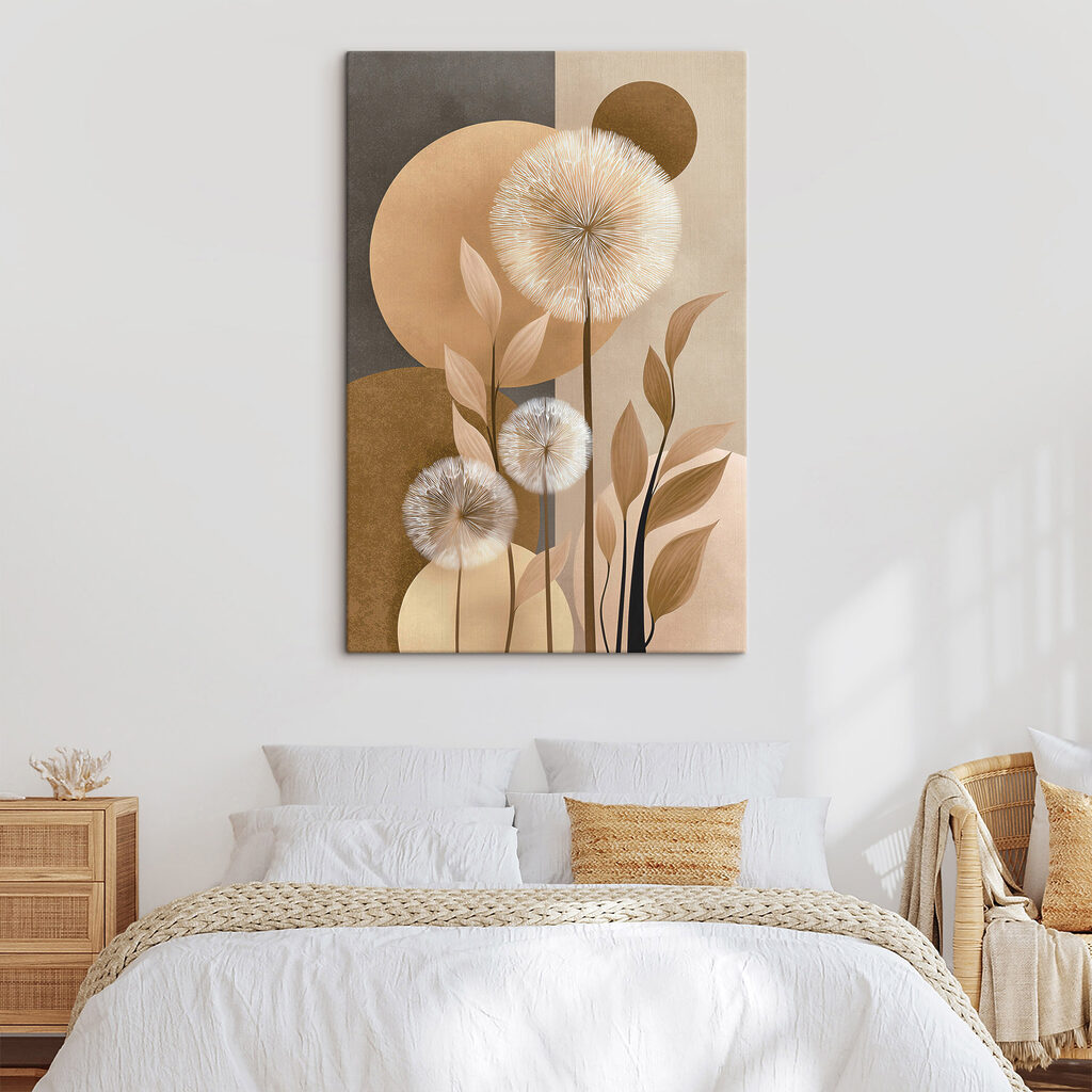Flores fofas e círculos — interior 1