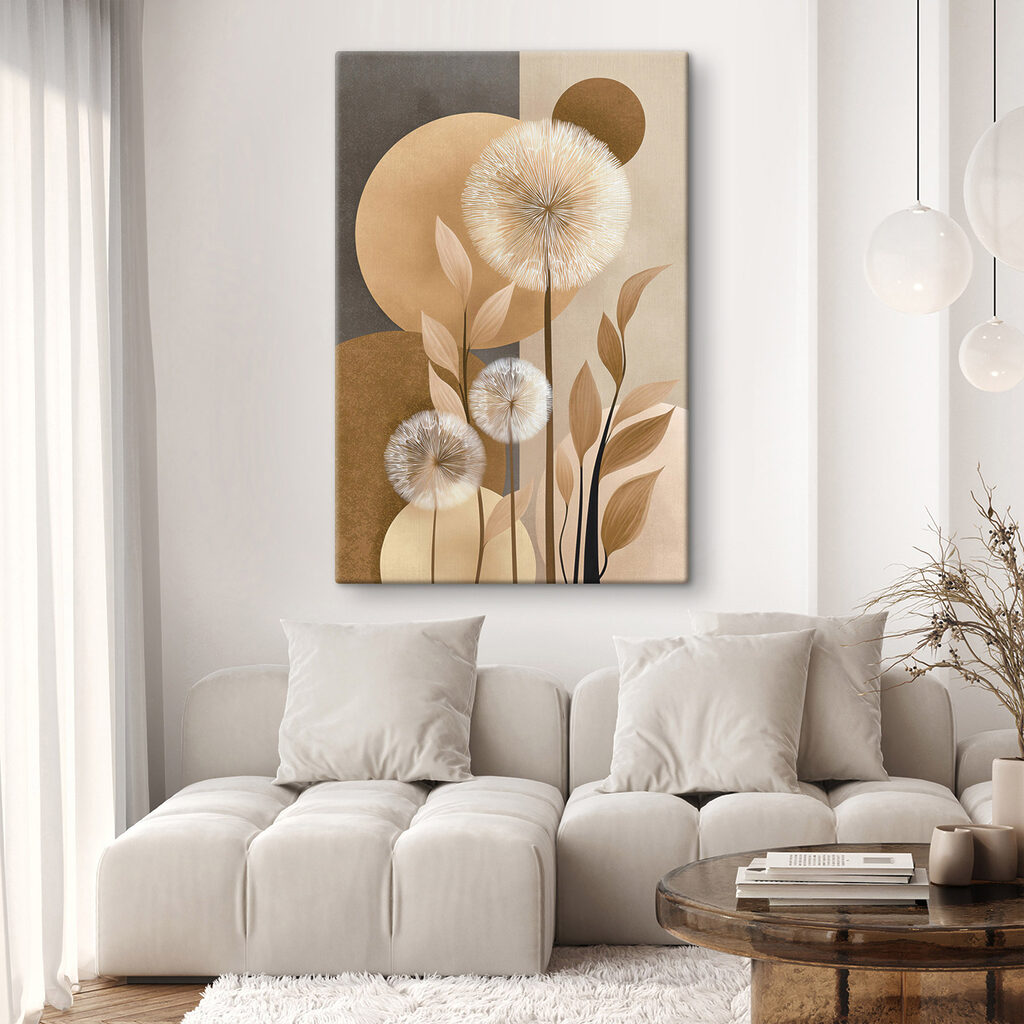 Flores fofas e círculos — interior 2