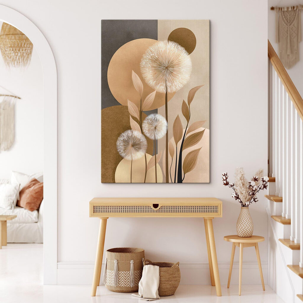 Flores fofas e círculos — interior 3
