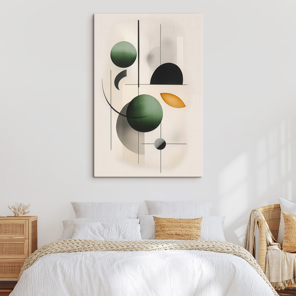 Bolas e linhas pretas — interior 1